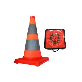 CÔNE LED RÉTRACTABLE 45 CM + POCHETTE DE TRANSPORT